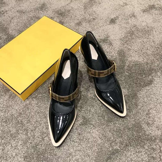 Black Patent Leather Women Pumps Sexy Pointy Toe High Heels