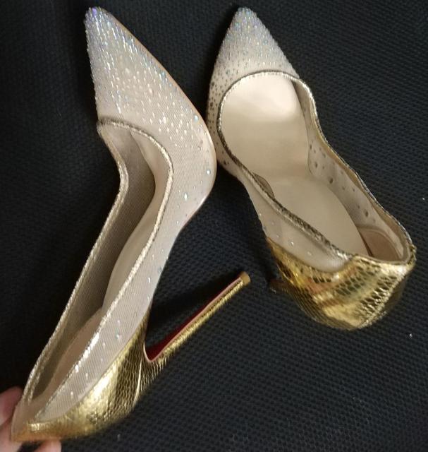 Pointed Toe Stilettos Heels Woman Transparent Wedding Shoes
