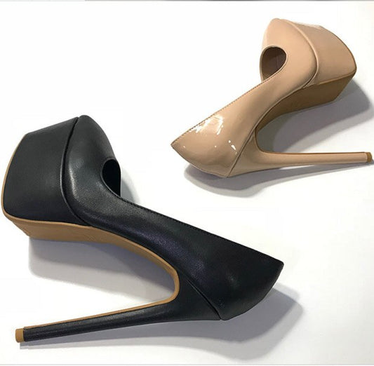 sexy Lady Platform 14 cm super high Heels Pumps