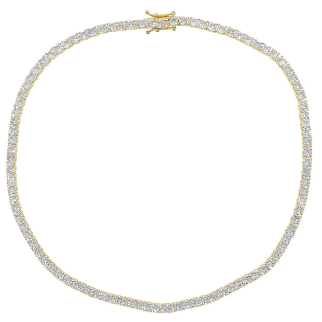 4mm エニス ネックレス レディース ヒップホップ ジルコニア