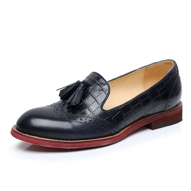 Women Flat Casual Tassel Oxford Shoes Loafers Moccasins