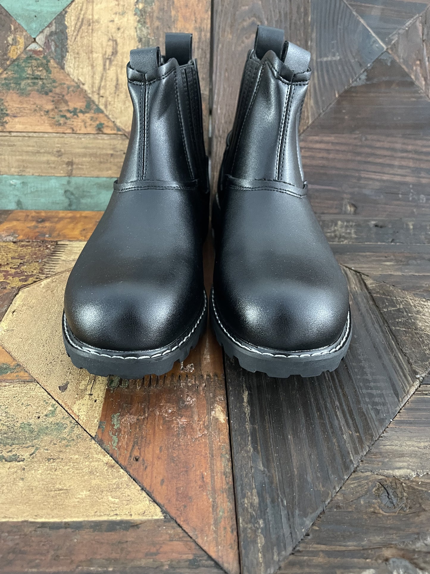 High Quality Men Chelsea Boots Handmade Shoes Vintage Leather