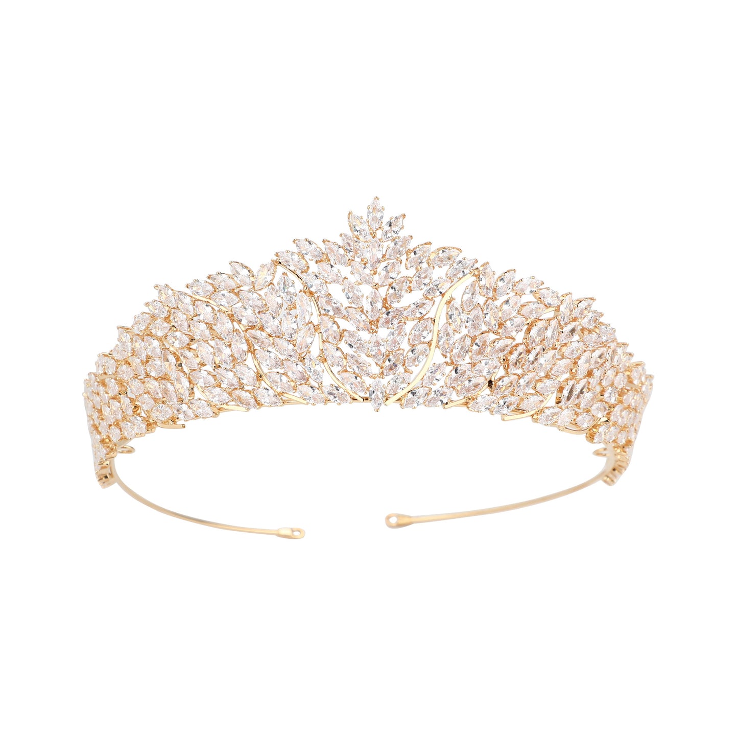 Bridal Tiara Shiny Zircon Crown Hair Accessories Princess