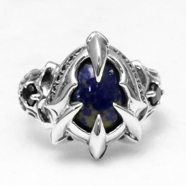 men's hip-hop retro beast claw gemstone ring