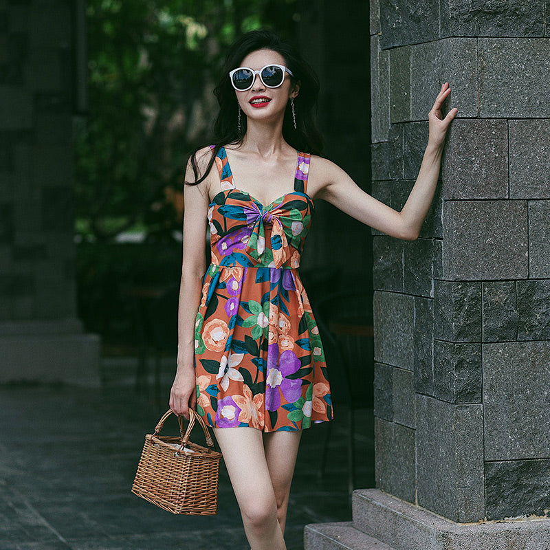 水着 レディース ワンピース プリント プッシュアップ 水着 水着