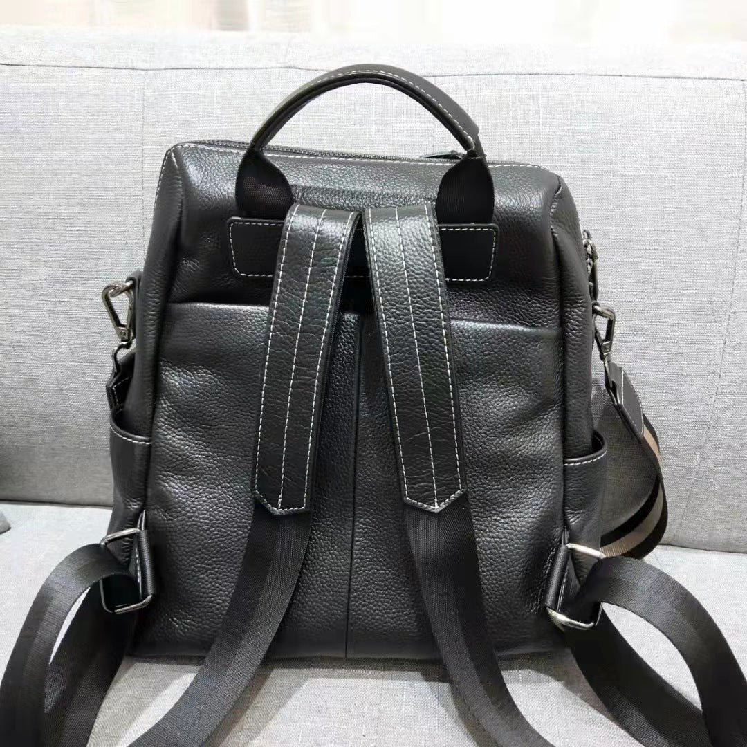 Fashion Women Backpack High Quality Youth Real Leather Backpacks