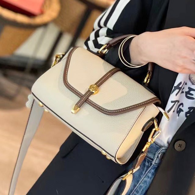 キャロットヒットカラーフラップバッグ 2ストラップ レディースショルダーバッグ