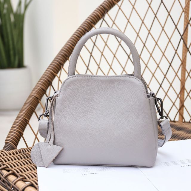 シックな第一層牛革レディースハンドバッグ 2サイズ