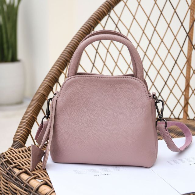 シックな第一層牛革レディースハンドバッグ 2サイズ