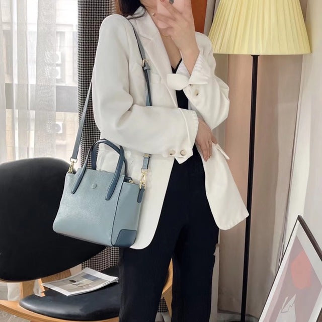 トートバッグ オリジナルデザイン イエロー 100%本革 レディース