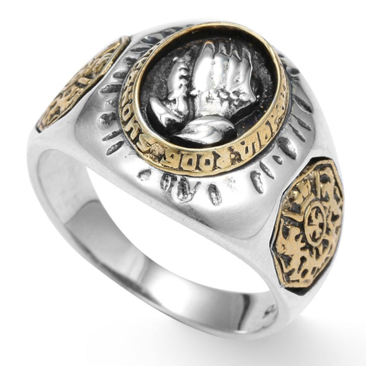 New Praying Hands Ring