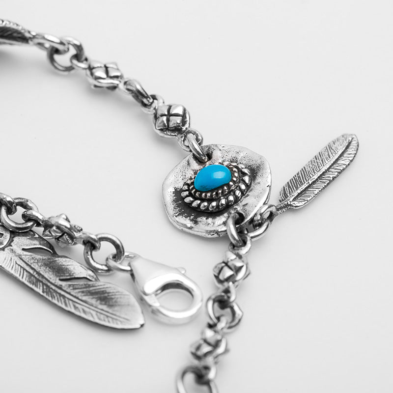 Indian style Feather Bracelet Bohemian Personality Jewelry