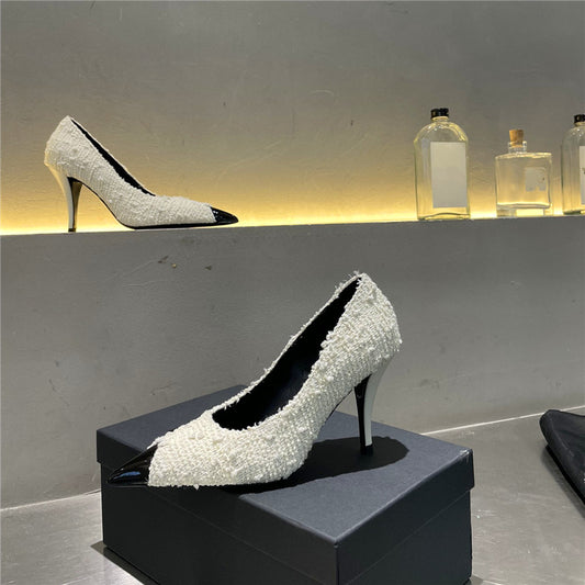 Ladies high heels pointed toe stiletto high heels