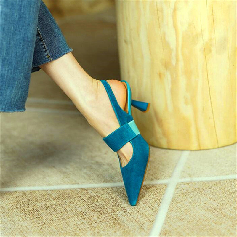 レディースハイヒールポインテッドトゥシューズ