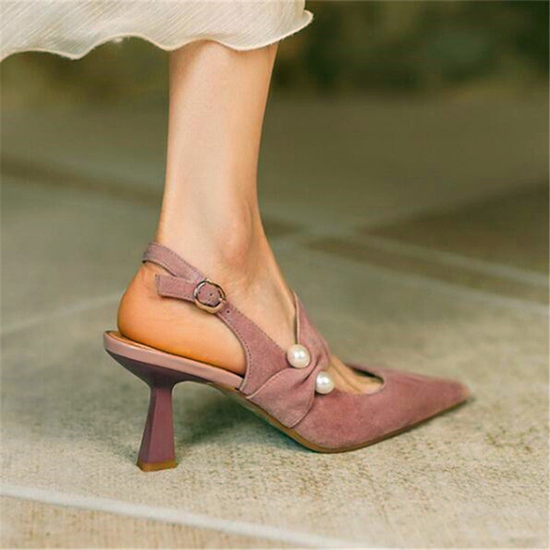 レディースハイヒールポインテッドトゥシューズ