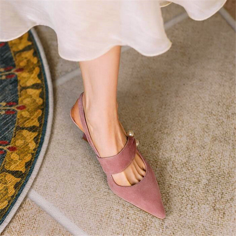 レディースハイヒールポインテッドトゥシューズ