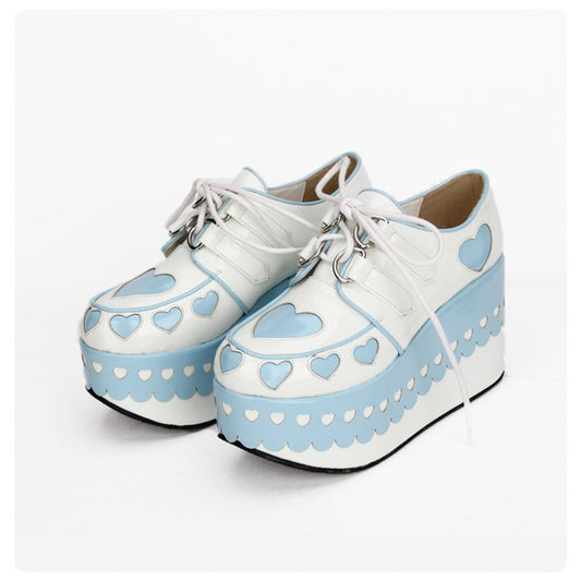 Lovely Sweetheart Platform Heels Lolita Princess Gothic Cosplay Japanese Harajuku Style Girls Shoes - LiveTrendsX