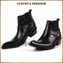 Load image into Gallery viewer, Luxury Runway Man Handmade Brand Punk Shoes Male Designer Genuine Leather - LiveTrendsX

