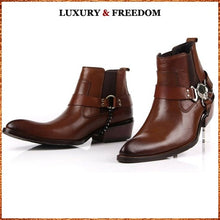 Load image into Gallery viewer, Luxury Runway Man Handmade Brand Punk Shoes Male Designer Genuine Leather - LiveTrendsX

