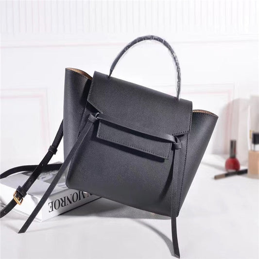 Genuine Leather Purse Crossbody women Shoulderbag Clutch female handbag designer famous brand trapeze bag large tote bolsa - LiveTrendsX