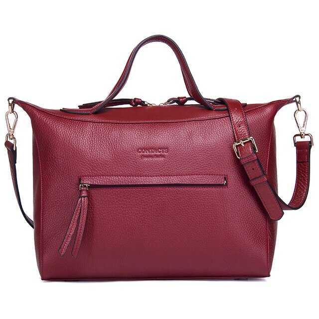 New Fashion Crossbody Bags for Women Genuine Leather Handbag Large Capacity Shoulder Bag Red Messenger bag High Quality - LiveTrendsX
