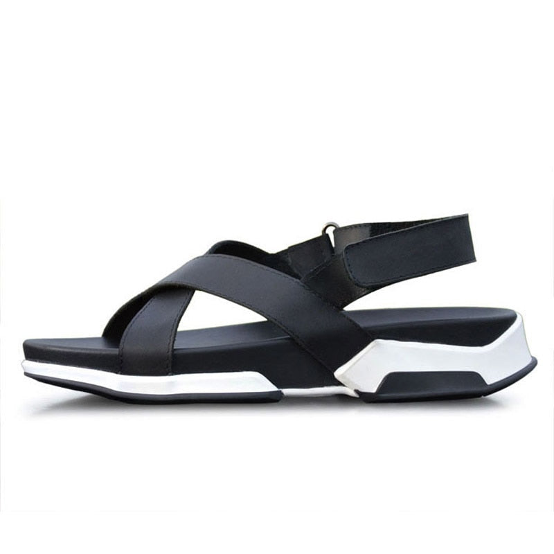 Mens Summer Leisure Straps Sandals Fashion Thick Platform