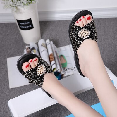 Women sandals comfortable geuine leather fashion women's casual shoes summer sandals plush size 35-41 - LiveTrendsX