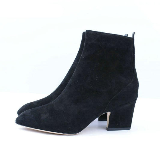 Women Suede Leather High Heel Boots Ladies Casual Autumn Winter Shoes Qualiy Pointed Toe Boots botines mujer - LiveTrendsX