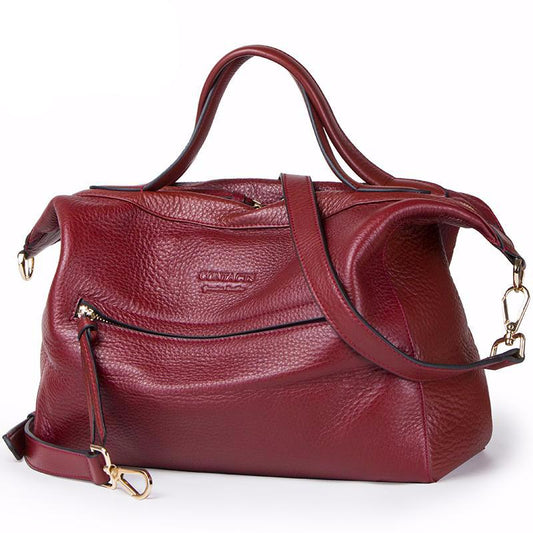 New Fashion Crossbody Bags for Women Genuine Leather Handbag Large Capacity Shoulder Bag Red Messenger bag High Quality - LiveTrendsX