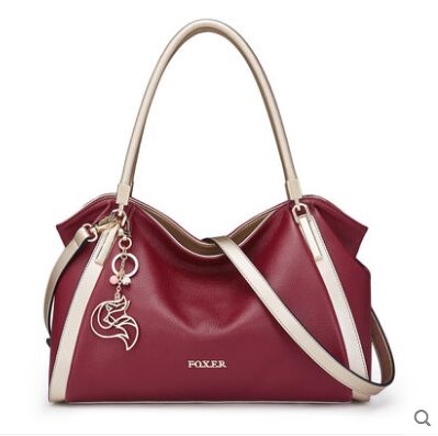 Women's Soft Genuine Leather Handbags High Quality Female Cowhide Big Size Shoulder Bag Fashion Tote - LiveTrendsX