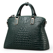 Load image into Gallery viewer, Women Bags Authentic Women Crocodile Pattern Bag 100% Genuine Leather Women Handbag Big Totes Women Bag Famous Brand Bags Luxury - LiveTrendsX
