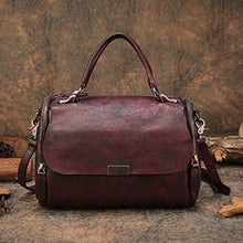 Load image into Gallery viewer, Lady Big Handbags Soft Genuine Leather Shoulder Sling Bags Handmade Retro Messenger Bags Women Purses Top-Handle Handbag - LiveTrendsX
