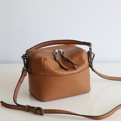 Hot Sale 100% Genuine Leather Women's Messenger High Quality Vintage Handbag Shoulder Bag Female Crossbody Soft Casual - LiveTrendsX