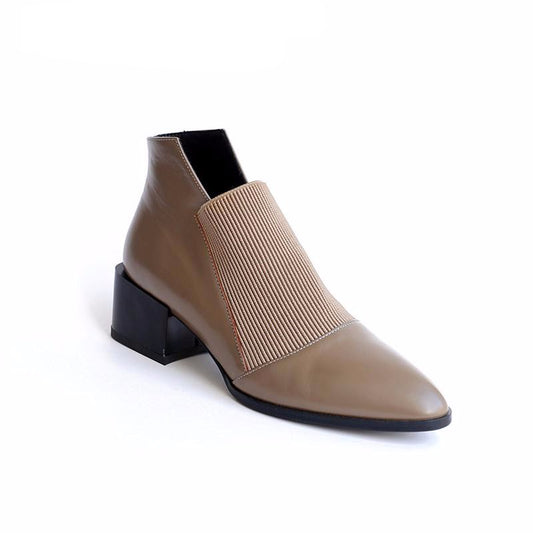 New Fashion Women Ankle boots Genuine Leather Autumn Winter Chelsea Boots Woman Sexy Ladies Work Boots Casual shoes - LiveTrendsX