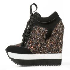 Glitter Shoes Women in Women's Pumps Increased High Heels Shoes Wedge Heels Women Pumps Feminino Sapato Feminino - LiveTrendsX