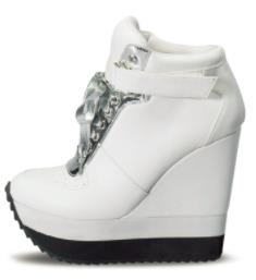 Women High Heels Platform Shoes Lace Up Ankle Strap Height Increase Women Wedge Sneakers Chaussure Femme - LiveTrendsX