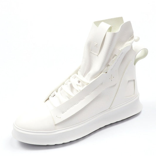 Men Fashion Casual Shoes Autumn Winter Men Shoes Male High Top Botas Hombre Men Leisure Yellow Hip-hop Boots - LiveTrendsX