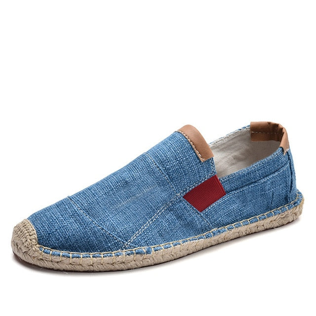 Mens Shoes Casual Male Breathable Canvas Shoes Men Chinese Fashion Soft Slip On Espadrilles For Men Loafers - LiveTrendsX