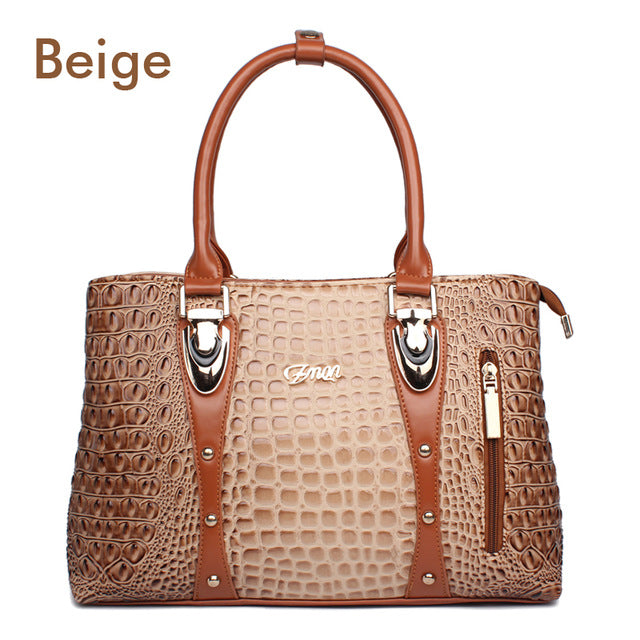 Luxury Handbags Women Bags Designer Bags For Women 2019 Fashion Crocodile Leather Tote Bags Handbag Women Famous Brand A804 - LiveTrendsX
