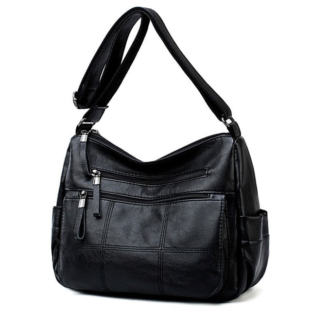 Designer Luxury Ladies Handbags Female Crossbody Bags for Women Feminina Bolsa Leather Shoulder Messenger Bags Thread Sac A Main - LiveTrendsX