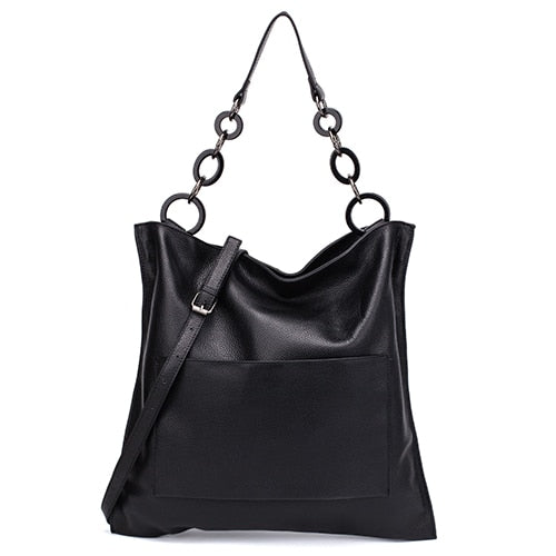 Luxury Handbag Shoulder Bags Genuine Leather Bags for Women Hobo Bag Messenger Bags Casual Soft Leather Purses Large - LiveTrendsX
