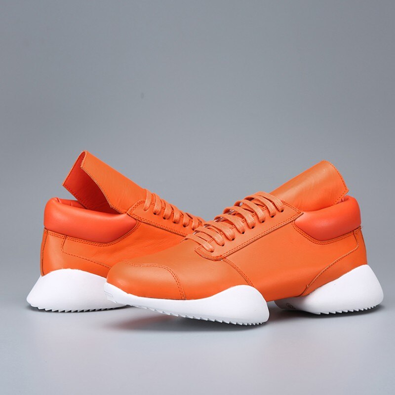 メンズ ホースシュー レースアップ アンクル ラグジュアリー トレーナー 本革 ブーツ