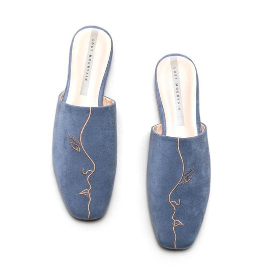 full genuine leather low-heeled women shoes high quality office ladies shoes summer women slippers women heels - LiveTrendsX