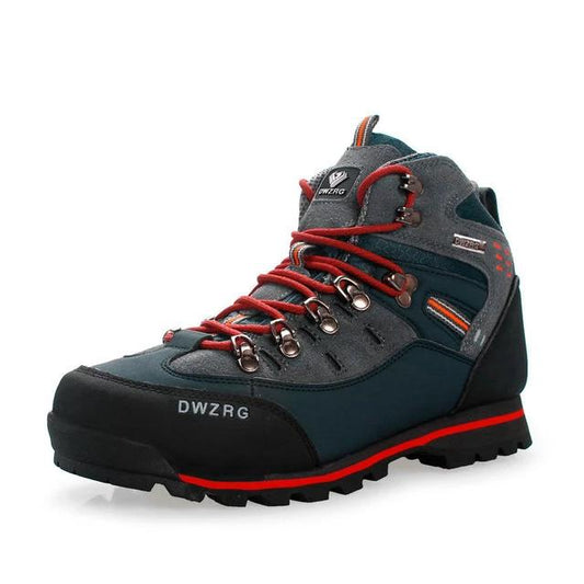 Men Hiking Shoes Waterproof Leather Shoes Climbing & Fishing Shoes New Popular Outdoor Shoes Men High Top Winter Boots - LiveTrendsX