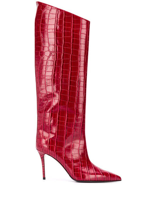 Rainbow - colored Knee - High Boots Women Night Club Shoes - LiveTrendsX