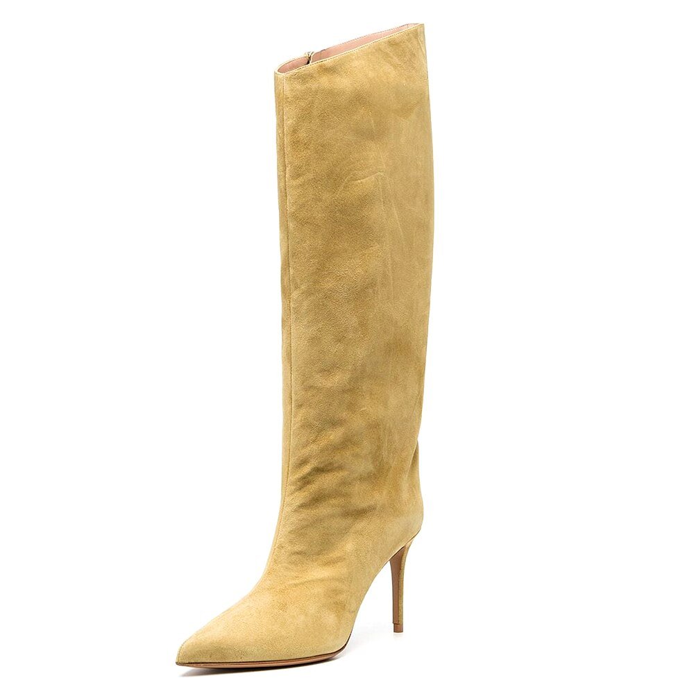 Rainbow - colored Knee - High Boots Women Night Club Shoes - LiveTrendsX