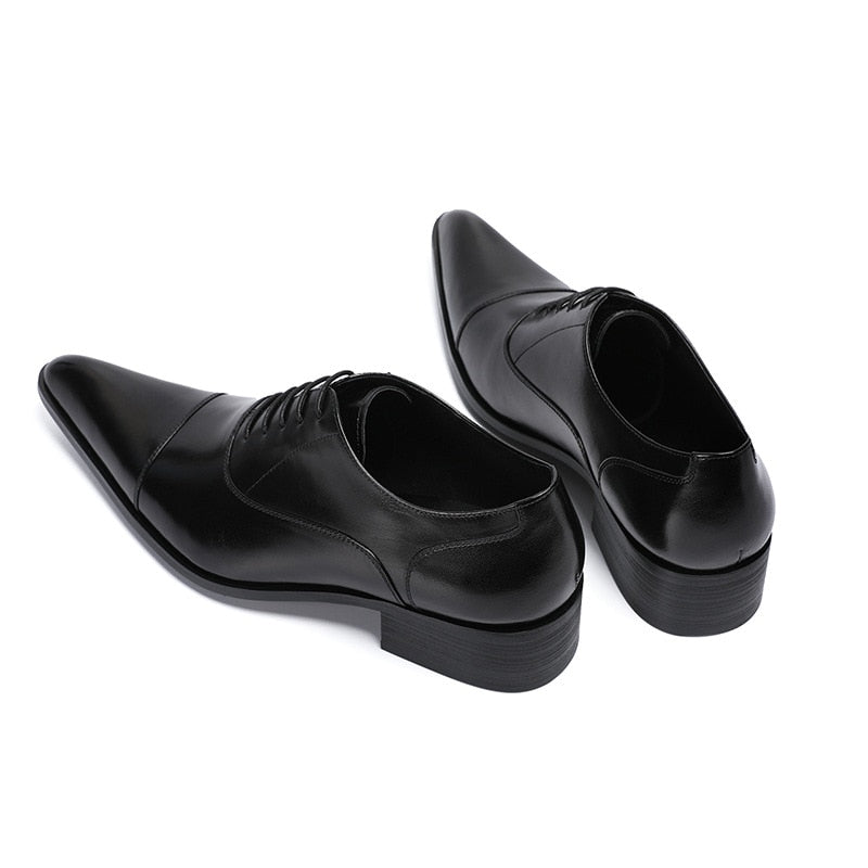 Retro Patent Leather Oxford Shoes for Men Plus Size - LiveTrendsX