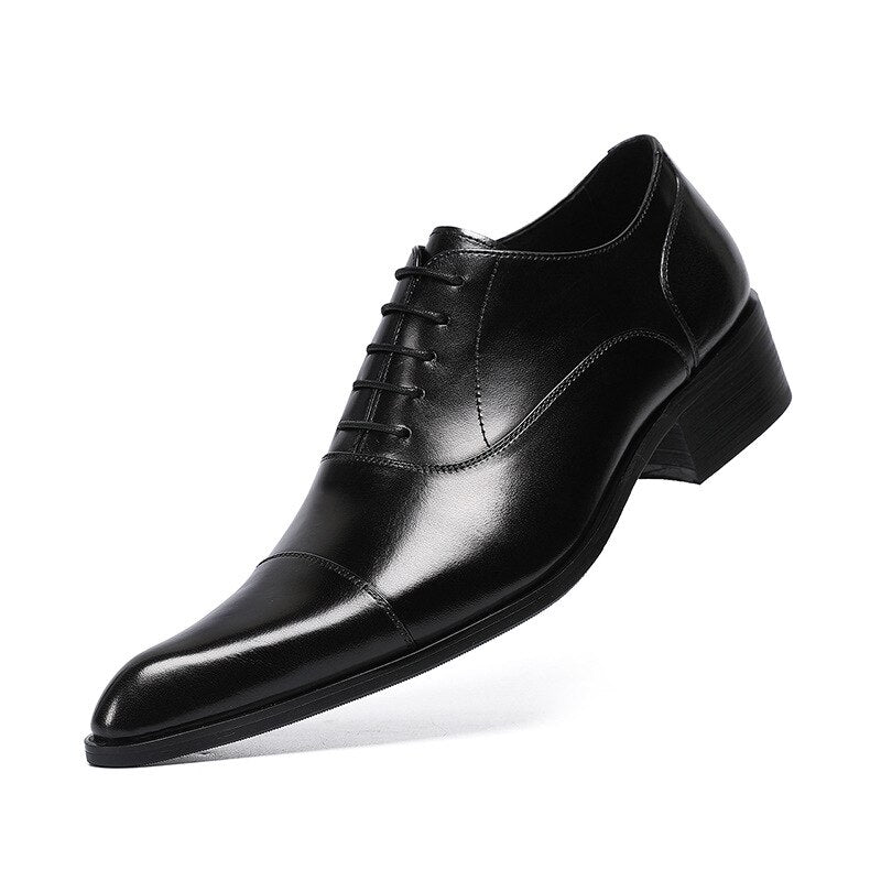 Retro Patent Leather Oxford Shoes for Men Plus Size - LiveTrendsX