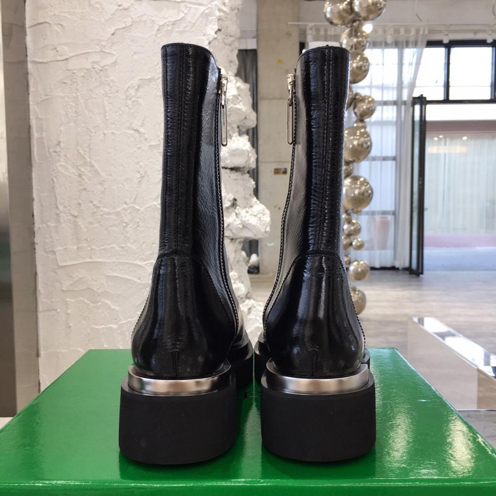 Runway Women Metal Square Toe Martin Boots - LiveTrendsX