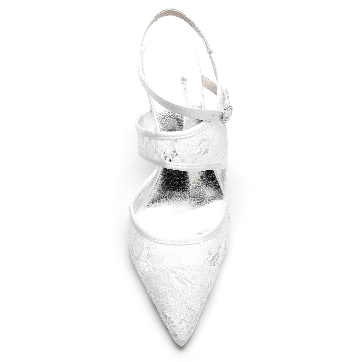 Stiletto Slingback Bridal Wedding Party Prom Shoes - LiveTrendsX